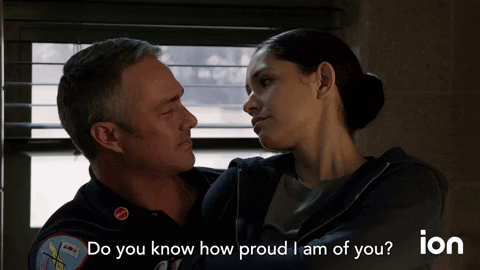 Proud Of You Stella And Kelly Chicago Fire GIF