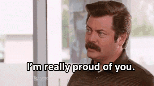 Proud Ron Swanson Gif GIF