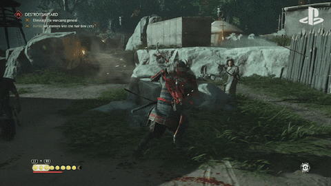 Ps4 Samurai Man Kill GIF