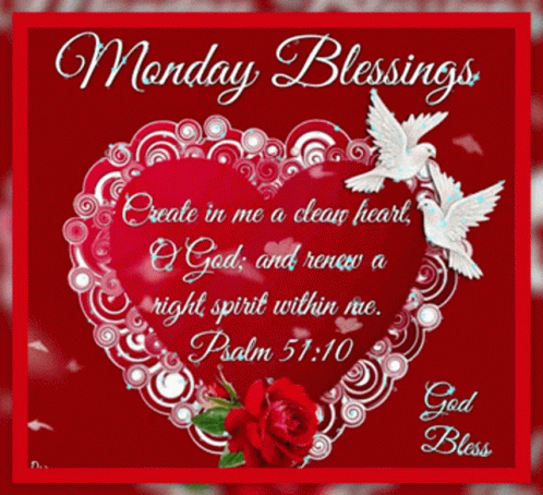 Psalms God Bless Monday Blessings GIF