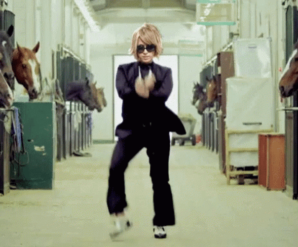 Psy Face Swap Gangnam Style GIF