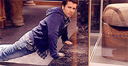 Psych Shawn Spencer Push Up GIF