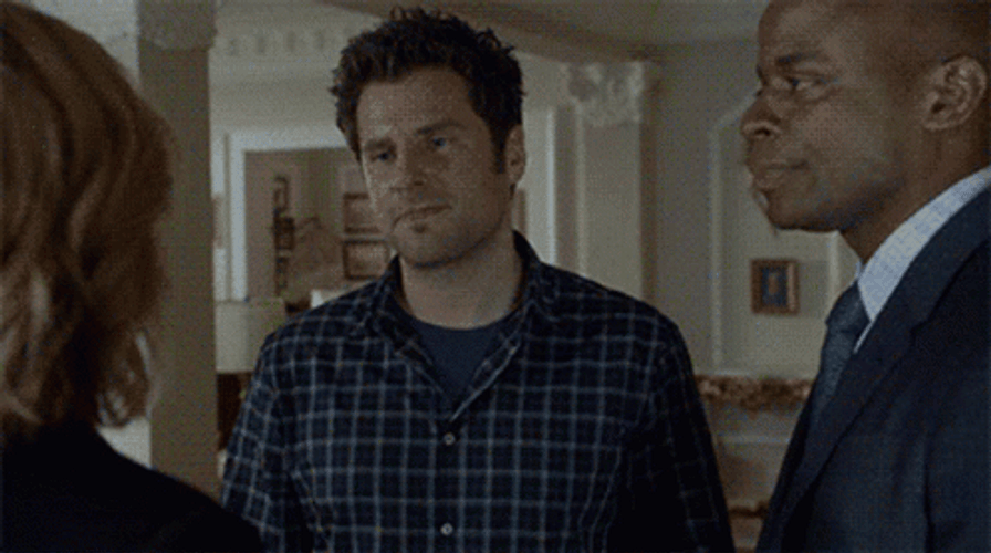 Psych Gus And Shawn Spencer Fist Bump Exchange GIF