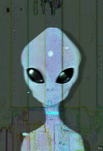 Psychedelic Alien GIF