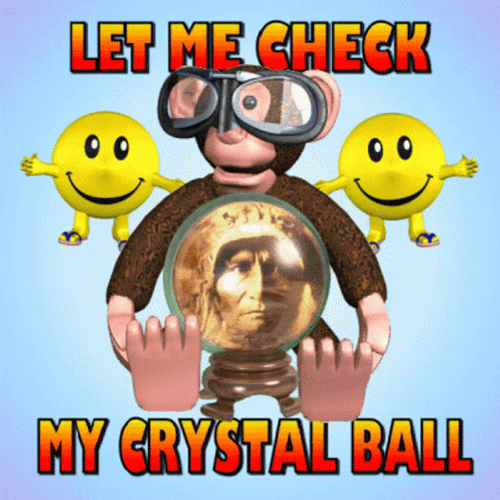 Psychic Money Checking Crystal Ball GIF