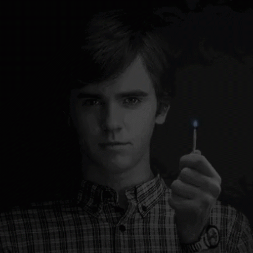 Psycho Bates Motel Lit Match GIF