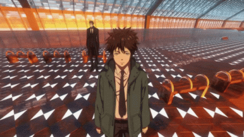 Psycho Pass Arata Shindo Shock Power GIF