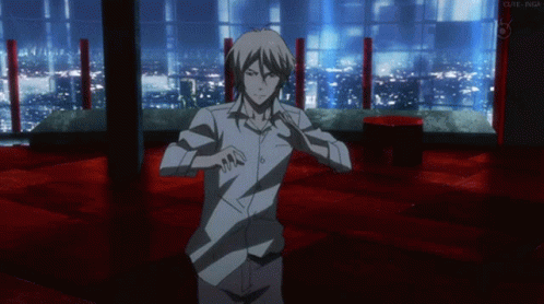 Psycho Pass Makishima Shougo Punch GIF