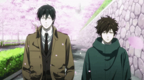 Psycho Pass Nobuchika Ginoza Cherry Blossoms GIF