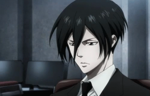 Psycho Pass Nobuchika Ginoza Eye Glass GIF