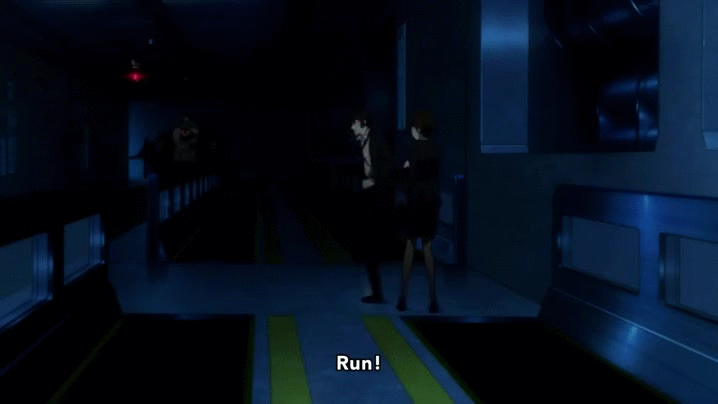 Psycho Pass Shinya Kogami Run GIF