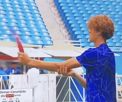 Pt Jannik Sinner Tennis Elbow Exercise GIF