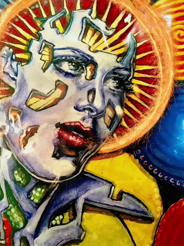 Ptsd Abstract Image Of Sad Lady GIF