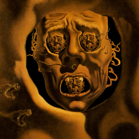 Ptsd Disturbing War Illustration Loop GIF