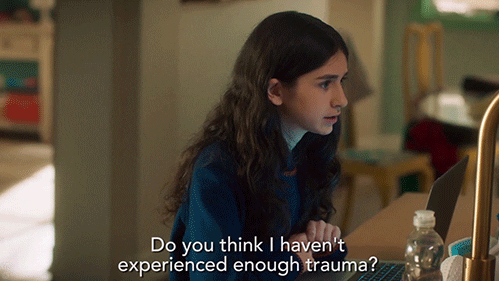 Ptsd Girl Asking About Trauma Experience GIF