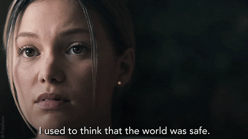 Ptsd Scared Lady Talking About Dark Past GIF