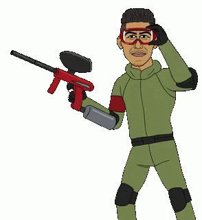 Pubg Character Ready Gun Eye Glasses GIF