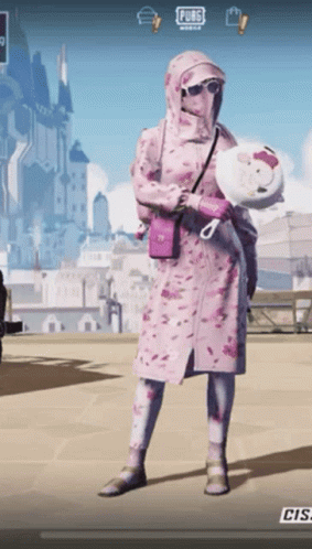 Pubg Chracter Laughing Hard GIF