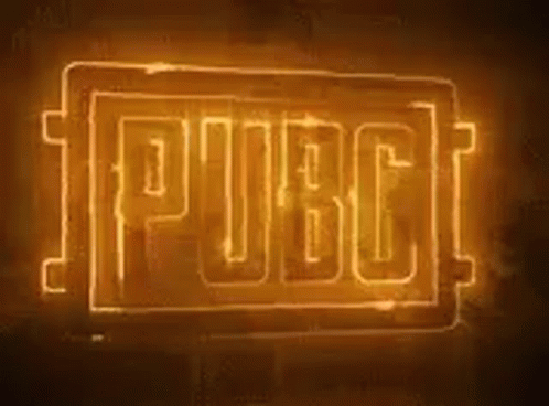 Pubg Golden Lights Logo GIF