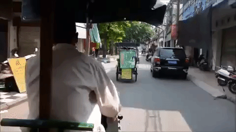 Public Transportation In China GIF