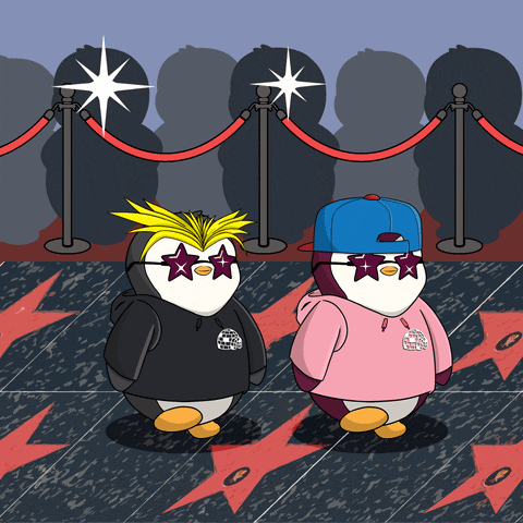Pudge Penguin Walking In Hollywood GIF