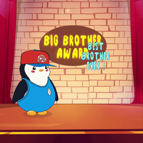 Pudgy Penguin Best Brother Ever GIF