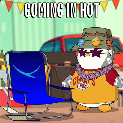 Pudgy Penguin Coming In Hot GIF