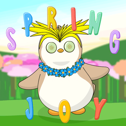 Pudgy Penguin Danced On The First Day Of Spring GIF