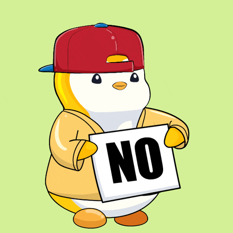 Pudgy Penguin Denied All Question GIF