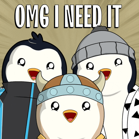 Pudgy Penguin Omg I Want It Now GIF