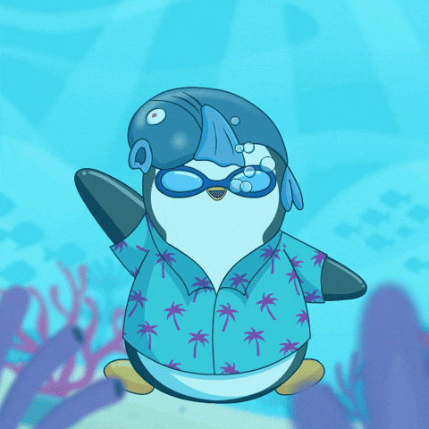 Pudgy Penguin Scuba Steve GIF