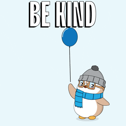 Pudgy Penguin Showing Kindness GIF