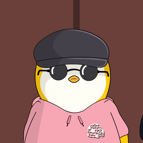 Pudgy Penguin Team Together GIF