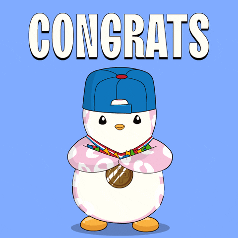 Pudgy Penguin Well Done Congratulations GIF