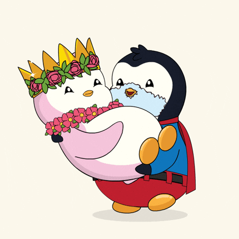 Pudgy Penguins Loves Being Simp GIF