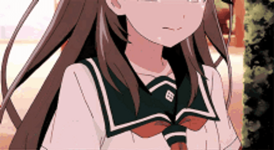 Puella Magi Homura Akemi Anime Girl Crying GIF