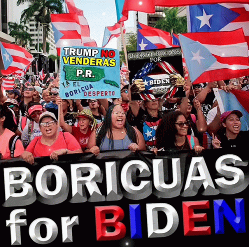 Puerto Rico Support For Biden GIF