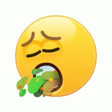 Emoji Puking To The Side GIF