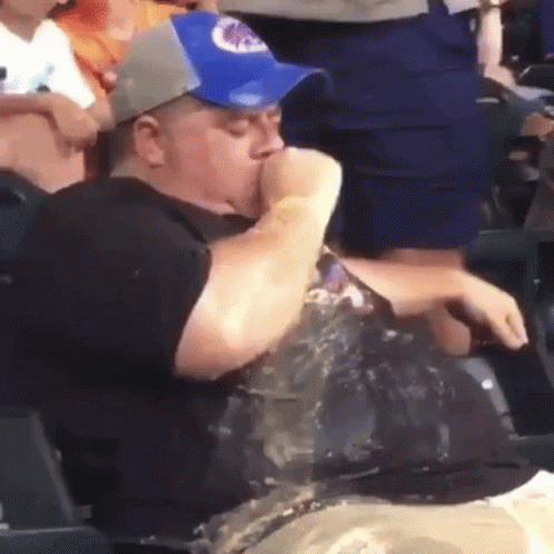 Stadium Audience Puking GIF