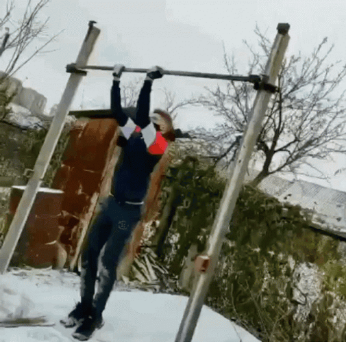 Pull Up Bar Fails GIF