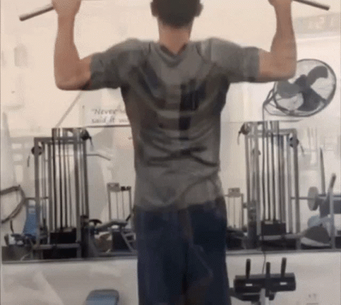 Pull Up Exercise Gym Buddy GIF