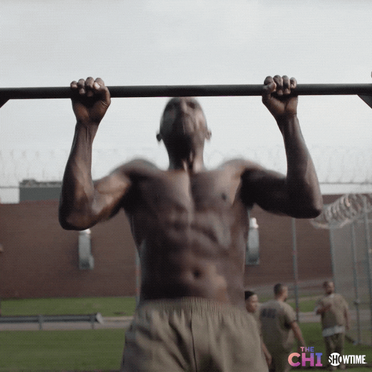 Pull Up Work Out Rafiq GIF