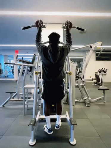 Pull Ups Muscle Building GIF