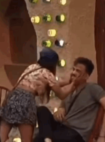 Pulling Boy And Girl Couple GIF