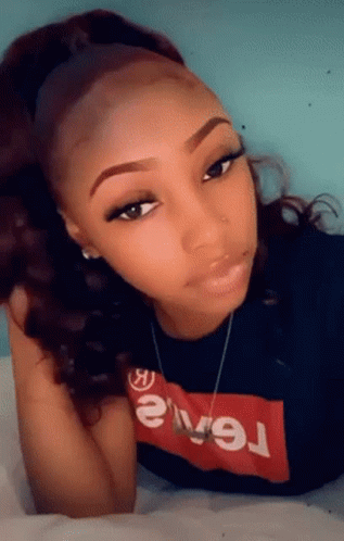Flirty Youtuber Pulling Hair Out GIF