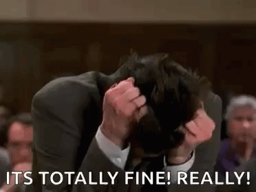 Pulling Hair Out Jim Carrey Totally Fine GIF