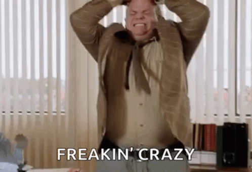 Pulling Hair Out Chris Farley GIF