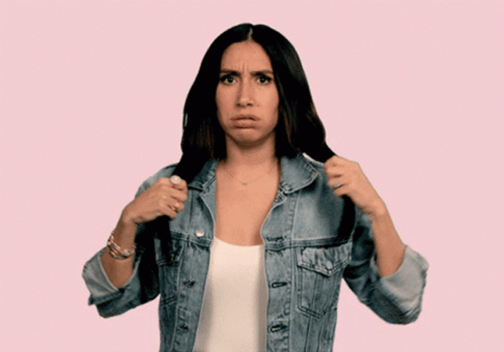 Pulling Hair Out Ava Max Showing Hair GIF