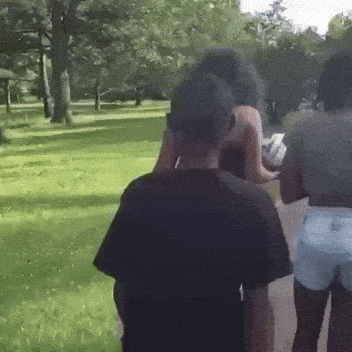 Pulling My Hair Out Wig Prank Shocked Girl GIF