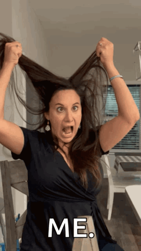 Pulling My Own Hair GIF